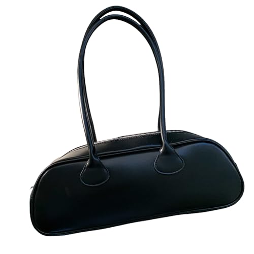 Minimalist Solid Color Bag,Unique Single Shoulder & Hand Carry, Trendy Small Square PU Armpit Purse for Women