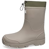 [SOARHOPE] レインブーツ メンズ レディース ショート 雨靴 レインシューズ 防水 完全防水 釣り 農業 園芸 雨の日 通勤 男女兼用 おしゃれ 軽量