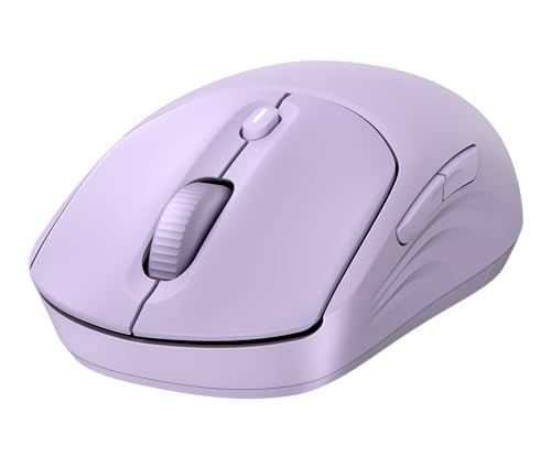 Image of HP 400 Quiet Wireless Mouse, Dual Bluetooth & 2.4GHz, Soft Silicone, Quiet Clicks, Microsoft Wheel, 24-Month Battery, 6000 DPI, Ambidextrous, Eco-Friendly Design, Multi-OS, Purple