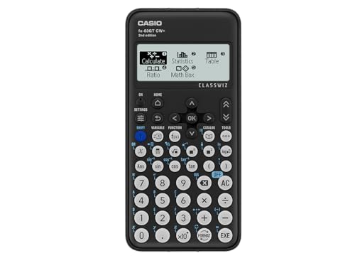 Casio fx-83GTCW+ Scientific Calculator Black (UK Version) - Upgrade from previous fx-83GTCW model