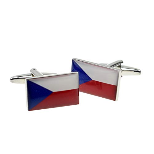 Gemelos para hombre bandera Checa tamaño único miniatura 1