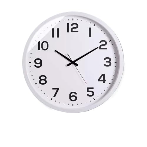 Horloge murale grande taille au design épuré pour embellir votre salon