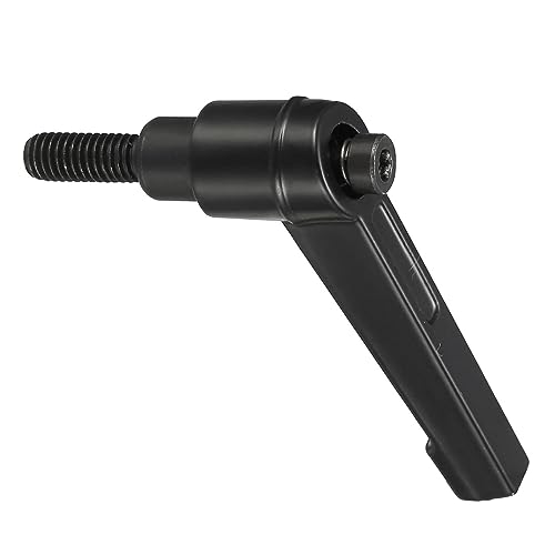 Image of Clamping Lever Handles, M6 x 15mm Male Thread, Adjustable Quick Release Locking Rotating Bolt Knobs Black - (Applications: for Lathe Machinery), 1-Piece
