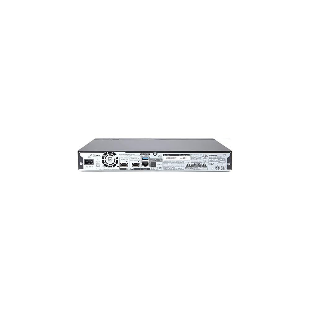 Panasonic DP-UB420EGK Lettore Ultra HD Blu-Ray 4K PRO HDR, Processore HCX, Supporto HDR10+ E HLG, Uscita Twin HDMI, Audio Dolby Atmos E DTS:X - 4