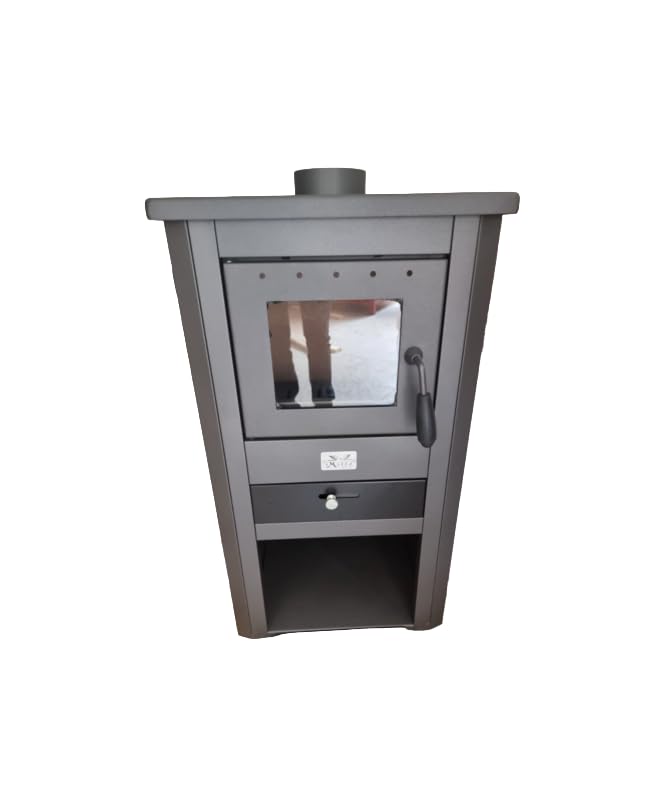 Stufa a legna Pallade (13kw, avorio)