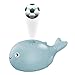 J-ouuo Schwimmender Ball Wal-Spielzeug, Elektrischer Wal Schwimmende Ballspielzeuge, Netter Wal-Fan Balancing Blow Ball Spiele Delfin-Schwimmball-Spielzeug für Kinder
