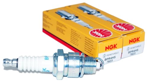 Bougie NGK BPR4HS 7823 résout les problèmes de démarrage difficile pack de deux pièces