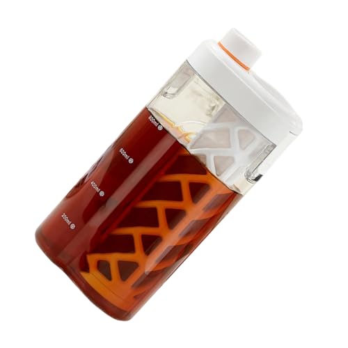 Cafetera helada extragrande con marcas de medición claras, filtro extraíble y diseño seguro para el hogar en el refrigerador, jarra de agua de gran capacidad
