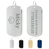 🐶Compruebe su personalización varias veces antes de enviar el pedido. Porque las placas de identificación personalizadas no se pueden cambiar una vez creadas. Para mayor belleza y claridad, usaremos su información para ajustar la posición en consecuencia, gracias por su comprensión.