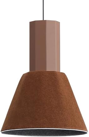 Golden Lighting Faroe 8" LED Pendant in Coffee/Black