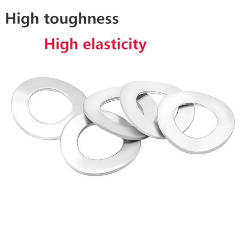 Ctyjia 20 Stück M10 Edelstahl Wellscheiben, Federscheiben mit Wave-Unterlegscheiben-Funktion