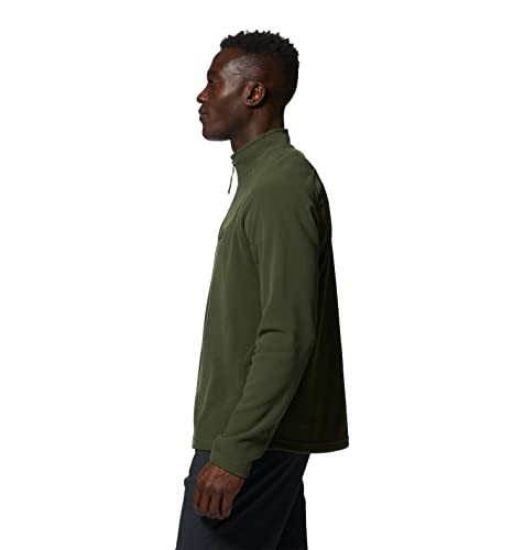 Image of Mountain Hardwear Men's MHW Logo 1 /4 Zip for Travel, Camping, and Casual Wear