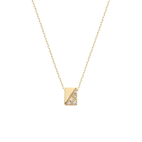 【公式】[ヴァンドーム青山] K10YG ダイヤモンド ネックレス AJVN165640DI