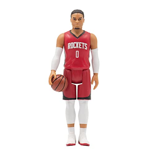 Super7 Nba Houston Rockets Russell Westbrook Reaction Figure #TOP1