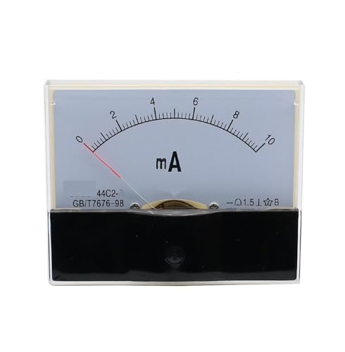 Ampèremètre analogique CC pour surveiller les courants faibles 100mA