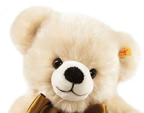 Steiff Bobby Schlenker-Teddybär - 40 cm - Teddybär mit Schleife - Kuscheltier für Kinder - weich & waschbar - Creme… – Bild 3