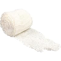 Browin 31 310103 Räuchernetz, weiß, 22 cm x 4 m, zum Räuchern, Brühen, Kochen und Braten von Fleisch von bis zu 2,5 g bei max. 220°C, Cotton
