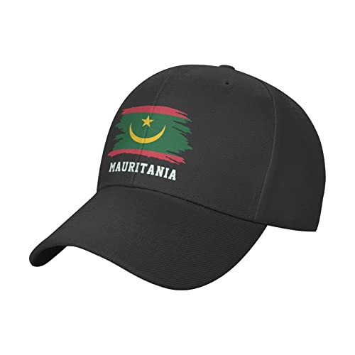 Photo de hihihihihihihihi Casquette de baseball réglable unisexe avec drapeau de la Mauranie pour fans des Mauraniens, Noir , Taille unique