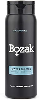 Bozak Original Cooling Body Powder for Men - 4 oz. Talc-Free, Absorbs Sweat