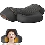 IRTSVF Pillow Massage Neck Hump,TherePilloww Traction Massager,3-in-1 Neck Massager Pillows (Black)