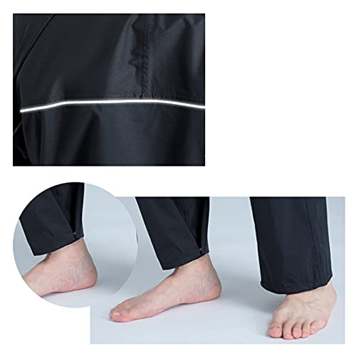 Traje Impermeable para Hombre y Mujer, Talla L Negro miniatura 7
