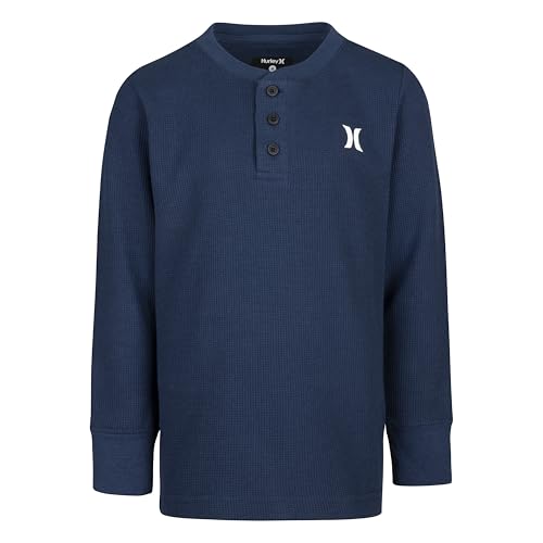 Hurley Boys' Long Sleeve Waffle Knit Shirt