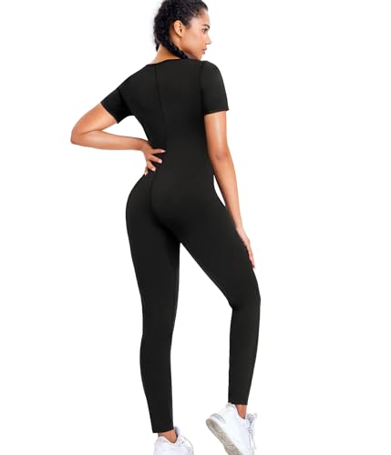 Traje de sauna para mujer Junlan con efecto térmico para sudar más 3