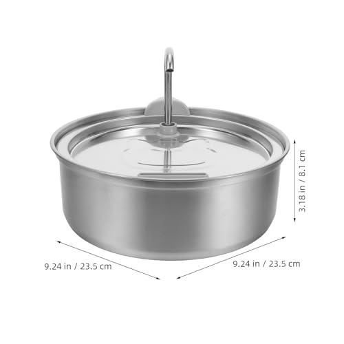 Fuente de Agua para Gatos de Acero Inoxidable 3.0L miniatura 2