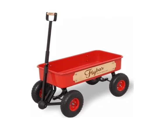 Flybar Classic Wagon for Kids, Toddler - Quad Steering System,