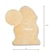 Nordic Sheep Baby Sheepskin 2x2.6 ft | Real Sheepskin Rug Temperature regulating for Strollers | Perfect as Fluffy Rug for The Baby Room | Comfortable as Chair Cover | Color: Natural Yellow