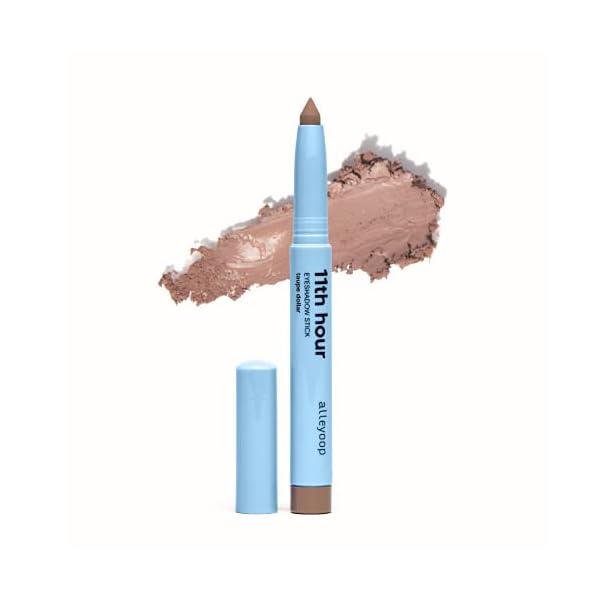 Alleyoop-11th-Hour-Cream-Eyeshadow-Sticks-Taupe-Dollar-Matte-Award-winning-Smudge-proof-and-Crease-Proof-for-Over-11-Hours-Easy-To-Apply-and-Compact-for-Travel-Cruelty-Free-and-Vegan ALLEYOOP 11th Hour Cream Eye Shadow Sticks - Taupe Dollar (Matte) - Award-winning Eyeshadow Stick - Smudge-Proof and Crease Proof for Over 11 Hours - Easy-To-Apply and Compact for Travel, 0.05 Oz