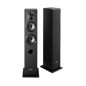 Sony SSCS3 3-Way Floor-Standing Speaker (Single) – Black