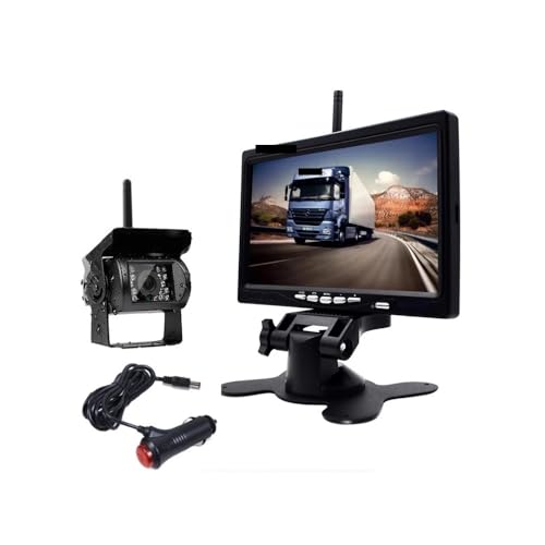 Caméra de recul sans fil HD moniteur 7 pouces haute fidélité pour RV et bus haut de gamme