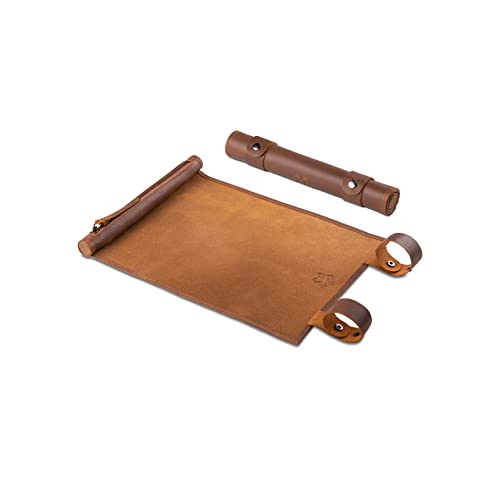 Melia Games RPG Würfelmatte aus Echt-Leder