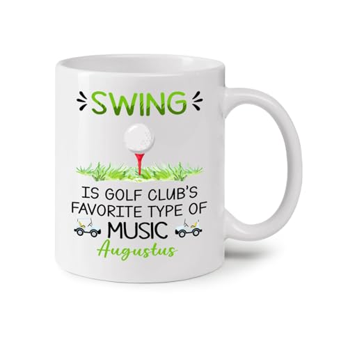 BIAEXF Personalized Golf Club Ceramic Coffee Cup 11oz