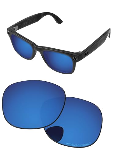 Image of Replacement Lenses for Ray-Ban Meta Wayfarer RW4008 & RW4012 53mm AI Glasses - Photochromic, Anti Blue Light Lens