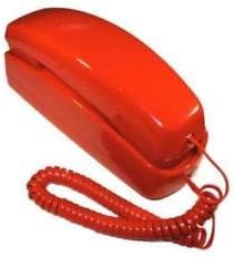 Trimline, Teléfono con cable de estilo analógico, rojo