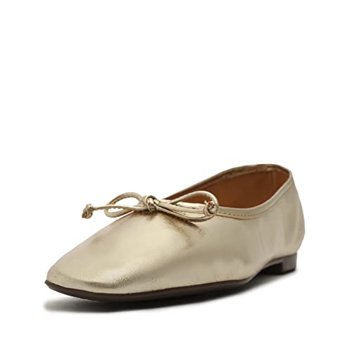 SCHUTZ Women's Ballerina Arissa Bow Leather Flat