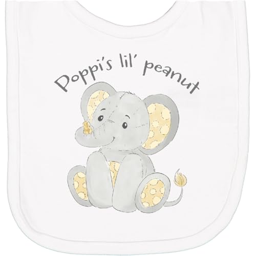 inktastic Poppi's Lil' Peanut Newborn Bib