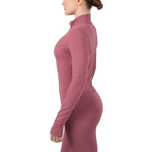 Image of YITTY Active Women's Ultraluxe Full Zip Jacket, Athleisure, 4-Way-Stretch, Thumbholes