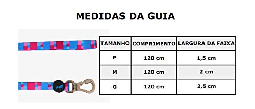Coleira Peitoral H Com Guia Piazza Para Cachorros Pequeno Porte Tam P