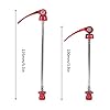 Pwshymi Brochettes de moyeu de Roue de vélo Brochettes de vélo Axe de vélo Levier de Broche à dégagement Rapide (Rouge) Sportinggoods #1