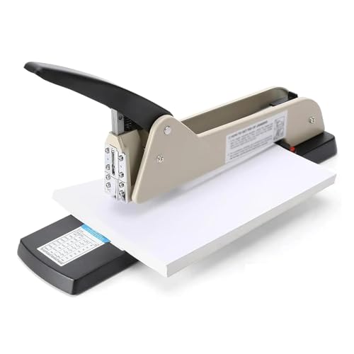 Zszywacz o dużej wytrzymałości z regulowaną głębokością 25 cm, idealny do broszur i broszur, trwałe narzędzie oszczędzające pracę do użytku biurowego i domowego