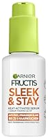 Garnier Fructis Sleek & Stay Heat-Activated Serum mit Alpha-Silanen für trockenes und zu Frizz neigendes Haar, 50 ml