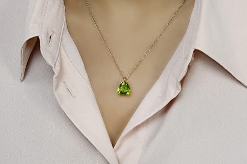 Collier de Bijoux de Mode en Péridot Unique : création artisanale de luxe