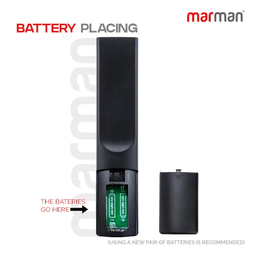 Image of marman Compatible with BPL TV Remote Control Model 43F-A4300 Suitable for Smart 4k HD LED QLED Android televisions with Bluetooth Voice Command and Google Assistant - Pairing Must