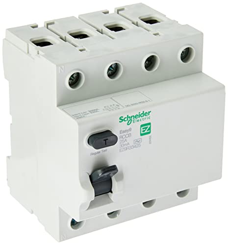 Interruptor Diferencial Residual Easy9 4P 30Ma 25A Classe Ac 3000A 415V, Schneider Electric