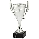 tecnocoppe Coppa argentata 22,00 cm. Targhetta personalizzata omaggio