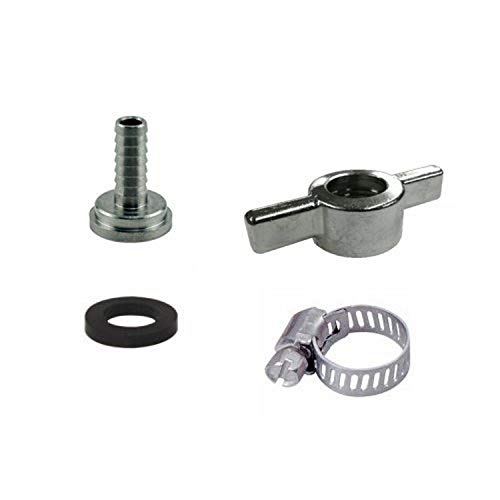 Bev Rite CPCCM193SS Connector Kit For Beer Line With Wing Nut, Stainless Steel Contact (304 Grade)