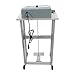 DINENOVATE Foot Pedal Sealer SF-B300 Electric Foot Operated Sealing and Cutting Machine 300mm Sealing Length for Plastic Bags 110V